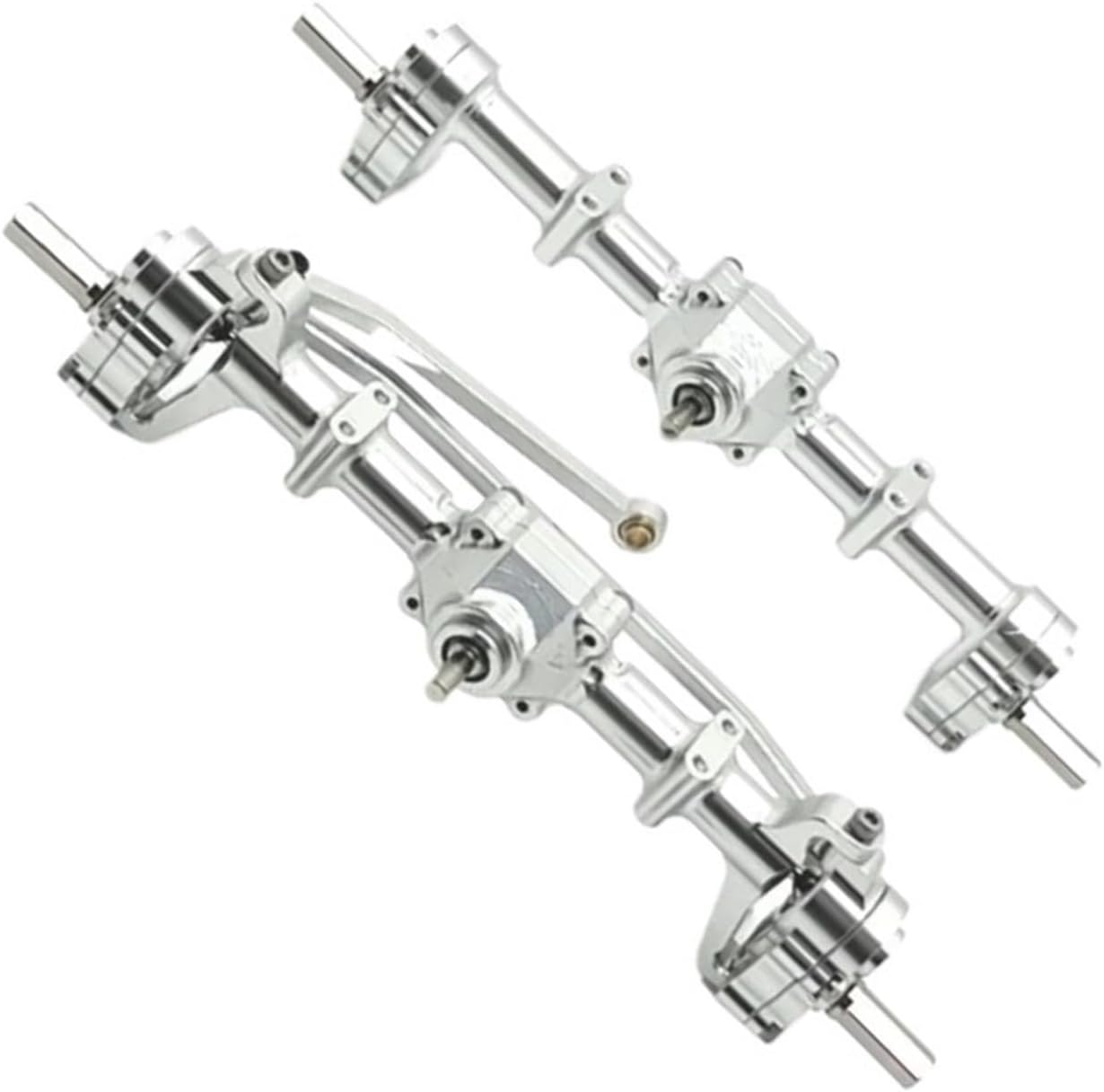 新同品 タミヤ1 14トレーラー 3軸車用アルミホイールセット RC4WD 1/14